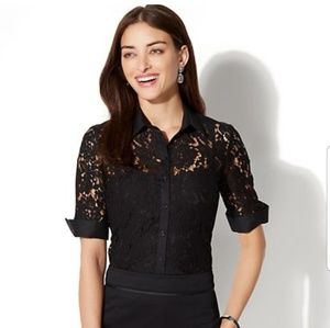 New York and Company Black Blouse